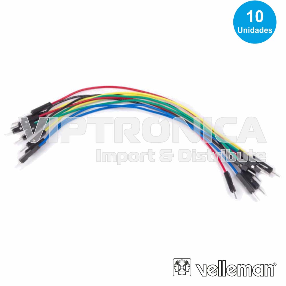 (imagem para) KIT 10 SHUNTES MACHO MACHO 5.9" VELLEMAN
